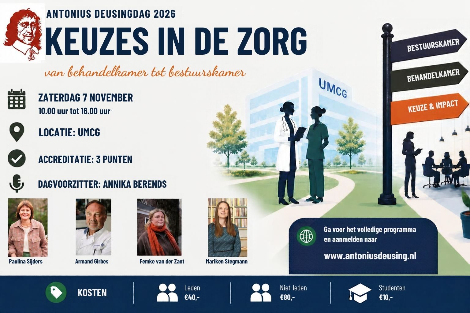  Keuzes in de Zorg, van behandelkamer tot bestuurskamer