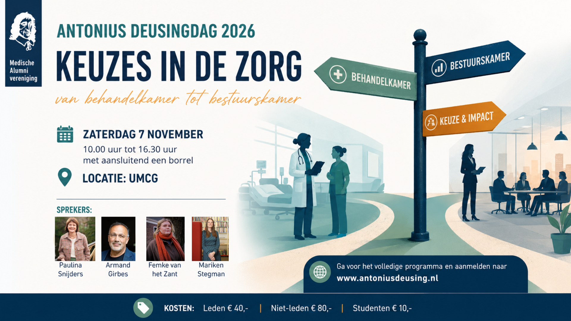  Keuzes in de Zorg, van behandelkamer tot bestuurskamer